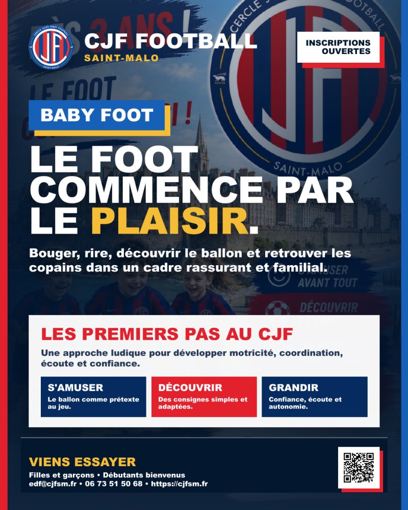 Baby foot : les premiers pas au CJF