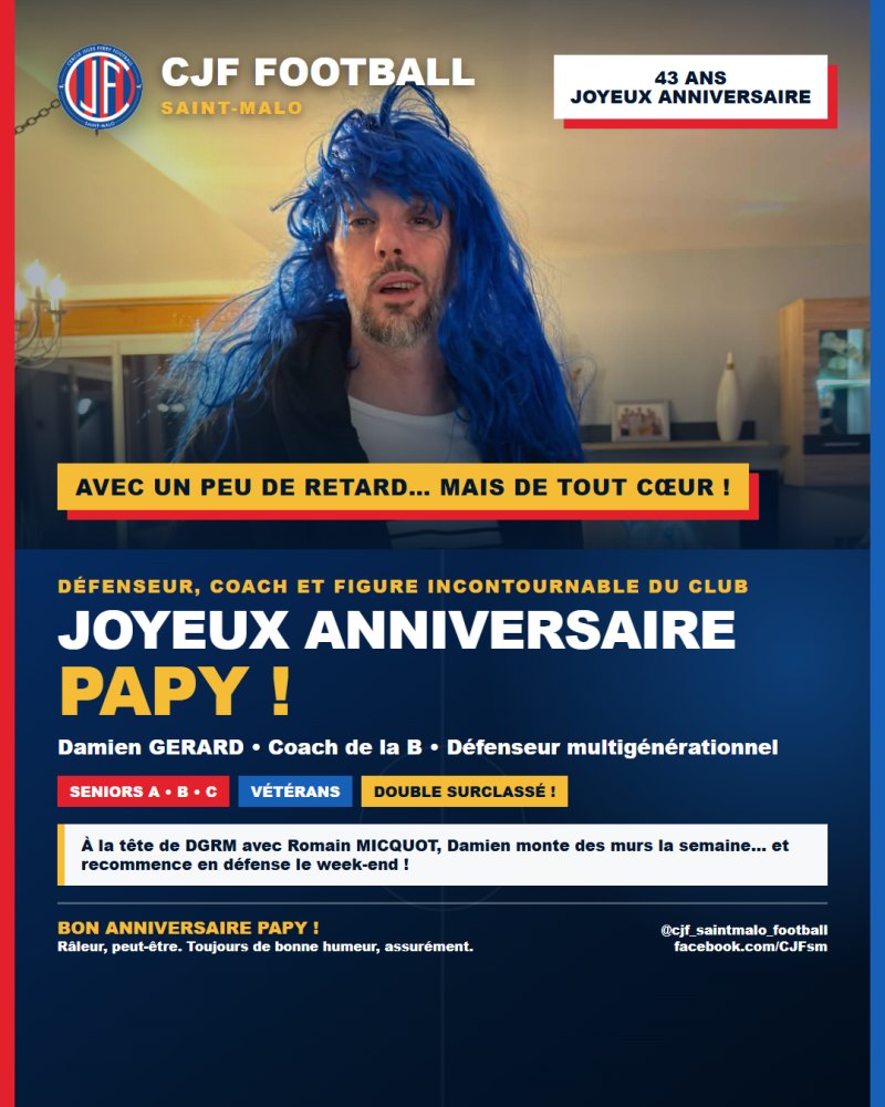 🎂 JOYEUX ANNIVERSAIRE PAPY ! 🔴🔵